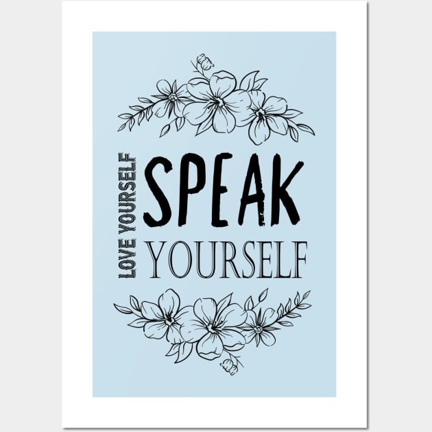 Love Yourself, Speak Yourself (BTS Bangtan Sonyeondan) Wall Art by e s p y